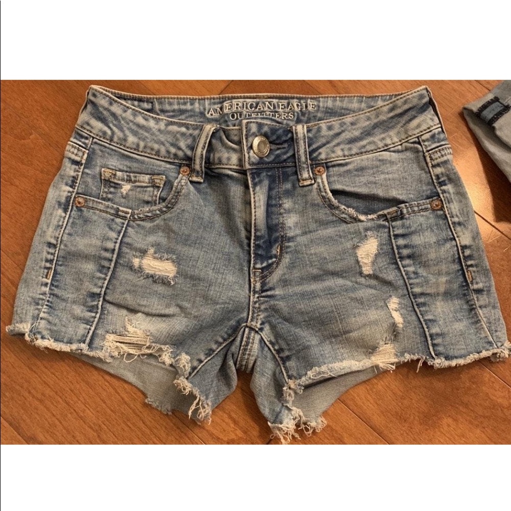 American Eagle jean shorts super stretch